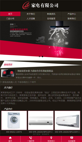 广州电脑网站模板
