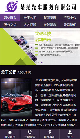 广州电脑网站模板